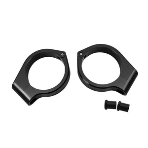 Motone Wrap-Around Fork Indicator Turn Signal Bracket Clamps - Pair -