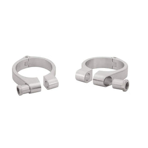 Motone Wrap-Around Fork Indicator Turn Signal Bracket Clamps - Pair -