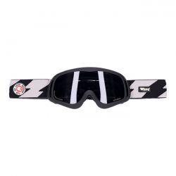 ROEG PERUNA GREY BOLTS GOGGLE BLACK AND OFFWHITE/BLACK STRAP