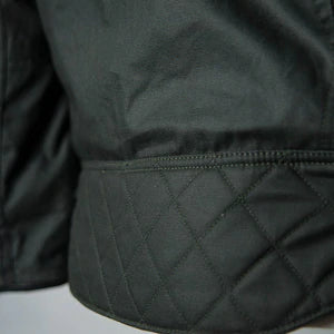 BYCITY Mens Belfast Green waxed cotton jacket