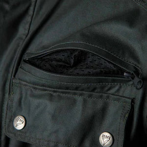 BYCITY Mens Belfast Green waxed cotton jacket