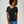 EUDOXIE - Vintage black embroidered T Shirt